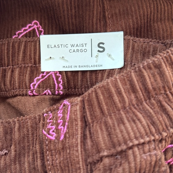 Pacsun Heartbreaker Corduroy Cargo Elastic Waist Pants. Size Small/26. NWT - Picture 15 of 16